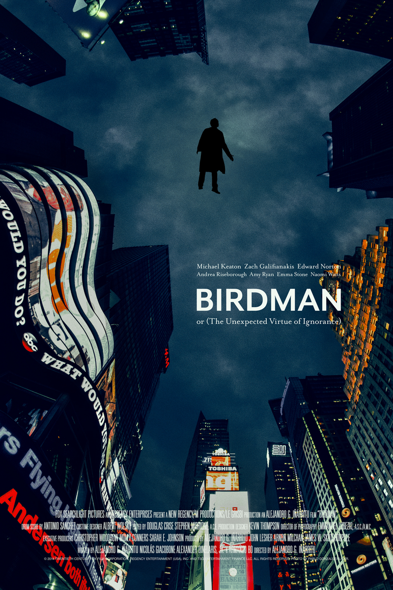 Poster for Birdman.